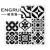 New Creative Black and White Pattern Tile Sticker Bathroom Kitchen Home DIY Decorative Wall Stickers Non-Slip Floor Stickers