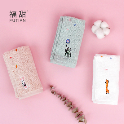 Futian-Cute Full Embroidery Children Towel Meteor Shower Children Towel Pure Cotton Absorbent Children Towel