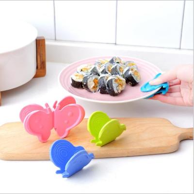 Creative Butterfly Kitchen Insulation Silicone Tray Bowl Holder Oven Baking Thickened Anti-Hot Gloves
