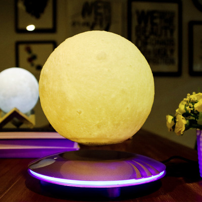 Suspended Moon Light UFO UFO Gift Small Night Lamp 3D Printing Birthday Ideas Bedroom Bedside Moon Ornaments