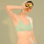 New Wireless Latex Bra One-Piece Seamless Comfort Underwear Avocado Cup Type Sports Anti-SAG Bra