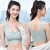 Popular Japanese Shangpin Peace of Mind Generation Seamless Underwear One-Piece Women's Ice Silk Back Shaping Sports Yoga Vest Bra