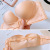 Cross-Border Hot QQ Candy Bra Strapless Underwear Women's Small Size Thickened Push up Front Buckle off-Shoulder Bra