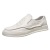 Authentic Leather Loafers One Pedal Sloth Leather Shoes 2021 New Summer Doudou Driving Casual White Shoes for Men