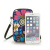 Wholesale Multi-Layer Mini Waterproof Phone Bag Coin Purse Flower Cloth Bag Clutch New One-Shoulder Crossbody Female Arm Bag