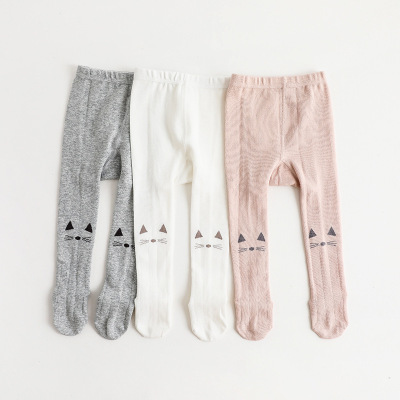 Children's Pantyhose Bow-Knot Non-Slip Pantyhose Infant Leggings Cotton for Baby Spring and Autumn Leggings Socks Cotton