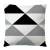 Nordic Minimalist Blue Geometrical Linen Pillow Cover Living Room Bedroom Sofa Cushion Car Back Cushion Covers Exclusive for Cross-Border