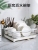 J01-3012 Kitchen Storage Rack Thickened Thickened Dish Rack Draining Rack Tableware Bowl Chopsticks Plate Nordic Storage Rack