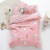 A Cotton B Milk Fiber Thickened Kindergarten Duvet Three-Piece Cotton Children's Baby Kindergarten Bedding Coral Fleece Winter