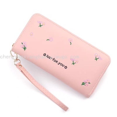 Single-Pull Bag Women Bag Wallet Wallet Women's New Zipper Wallet Women's Handbag Fashion Clutch Mobile Phone Bag