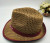 Factory Direct Sales Summer Children's Top Hat Fashion Casual Straw Mat Back Warped Men's Hat Sun-Shade Beach Hat