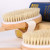 Wooden Bath Brush Bath Pig Bristle Brush Long Handle Wooden Back Rub Bath Device Removable Soft Hair Bath Brush