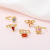 Cross-Border New Arrival Beach Style Ear Clip Ins Hot Sale Color Zirconium Ocean Series Non-Piercing Earrings Women