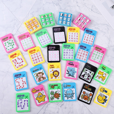 Manufacturer Digital Klotski Plastic Mobile Sliding Puzzle Children's Toy School Kindergarten Gift Gift