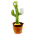 Douyin Same Style Dancing Cactus Sand Carving Twisted Electric Plush Toy Doll Singing Luminous Recording