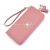 Women's Wallet Single-Pull Bag Fashion Women's Bag Pu Large Clutch Simple Zipper Wallet Wrist Strap Mobile Phone Bag