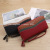 Women's Wallet Double Pull Bag Trendy Women's Bags Double Zip Clutch Contrast Color Wallet Change and Mobile Phone Bag