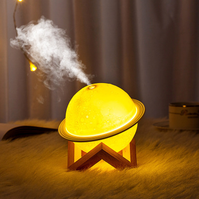 Stall Hot Moon Light Humidifier Small Night Lamp Rechargeable Bedroom Desktop Lamp Air Purifier