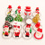 Gift Set Christmas Candle Craft Painted Snowman Old Man Christmas Tree Tealight Birthday Candle