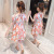 Girls' Floral Dress Summer 2021 New Western Style Little Girl Princess Dress Children and Teens' Clothing Summer Dress