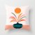 Pillow Removable and Washable Fashion Flower and Leaf Double-Sided Pattern Short Plush Square Cushion Sofa Cushion Cover Car Waist Pillow