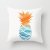 Pillow Removable and Washable Fashion Flower and Leaf Double-Sided Pattern Short Plush Square Cushion Sofa Cushion Cover Car Waist Pillow
