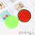 Minimalist Creative Colorful Jelly Color Fruit Shape Water Cup Mat Silicone Coaster Non-Slip Insulation Mat Teacup Mat