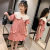 Girls' Dress 2021 New Summer Korean Style Girls' Western Style Doll Collar Children's Skirt Subnet Red Kids Summer Clothing