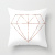 Nordic Instagram Style Pink Pillow Marble Geometric Series Waist Rest Pillow Cover Sofa Cushion Cover with Core Detachable