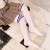 Girls' Stockings Summer Thin White Striped Velvet Stockings 61 Children's Dance Socks