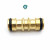 Brass Two-Way Nipple Connector Water Pipe Repair Joint Two-Way Nipple Connector Water Pipe Extension Repair Connector