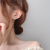 Super Mori Sweet Delicate Zirconium Diamond Leaves Ear Clip C- Shaped Ear Ring Non-Piercing Ear Clip Adjustable Earrings for Women