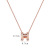 Cool Style Simple All-Match Letters Girls' Necklace Japanese and Korean New Popular TikTok Same Style Clavicle Chain Necklace Wholesale