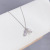 2020 New Korean Style Peanut Pendant Necklace Pearl Women's Necklace Trendy Full Diamond Clavicle Chain Jewelry Factory Direct Supply