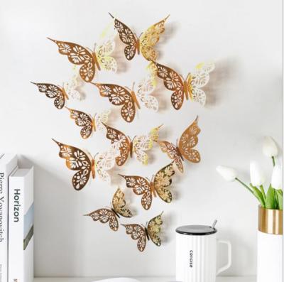 Flying Hollow Butterfly Home Decoration Festival Party Layout Cardboard Butterfly Hollow