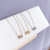 Small Waist TikTok Same Style Clavicle Chain Pendant New Japanese and Korean Style Xiaohongshu Same Style Girl Necklace Neck Accessories Jewelry