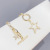 European and American Foreign Trade Original Single Bracelet Gold Plated Five-Pointed Star Bracelet Fashion Ins Style Exaggerated Personalized Hand Jewelry Wholesale