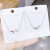 Pulsatile Heart Korean Pendant Necklace ECG Necklace Electroplated Real Gold Girls' Clavicle Chain Female Titanium Ornament Female