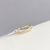 Online Influencer Fashion Ring Female Twist Pearl Ring Ins Cold Wind Special-Interest Design Micro Inlaid Ornament