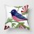 Cross-Border Hot Amazon Letter Series Bird Pillow Cover Home Fabric Craft Cushion Cover Sofa Seat Cover