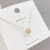 Korean Style Small Waist High Sense Internet Celebrity Ins Simple Temperament New Titanium Steel Necklace Light Luxury Ornament