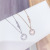 Korean Smiley Necklace Pendant Simple and Stylish Personality Design Student Girlfriends Gift Clavicle Chain Female Source Factory