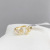 French Style Vintage Zircon Butterfly Opening Ring Female Korean Personality Affordable Luxury Fashion Simple Online Influencer Index Finger Ring