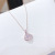 Small Skirt Clavicle Chain Necklace Japanese and Korean New Fashion Simple Temperament Matching Girl Fan Necklace Wholesale