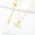 Mori Style Girls Partysu Fashion All-Match Mermaid Tail Necklace Full Diamond Dolphin Tail Clavicle Chain Necklace Wholesale