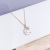 Star and Moon Necklace Japanese and Korean New All-Match Simple Girl Star Moon Clavicle Chain Internet Celebrity Same Style Necklace Wholesale