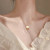 Fritillary Longevity Lock Tassel Necklace Simple Personality Niche Design Clavicle Chain Korean Style Birth Year Female Accessories