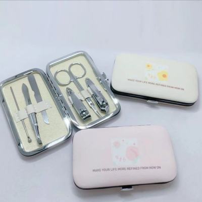 Nail Beauty Tool Set High Quality Stainless Steel Six-Piece Set Nail Clippers Set Six-Piece Set Manicure Set Factory Wholesale