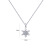 INS Style Snowflake Zircon Necklace Japanese and Korean Innovative New Trend Internet Celebrity Same Style Girls' Clavicle Chain Wholesale