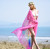 Women Large Scarf Silk Feeling Shawl Beach Long Sarong Womens Swimsuit Wrap Cover Up Pareo